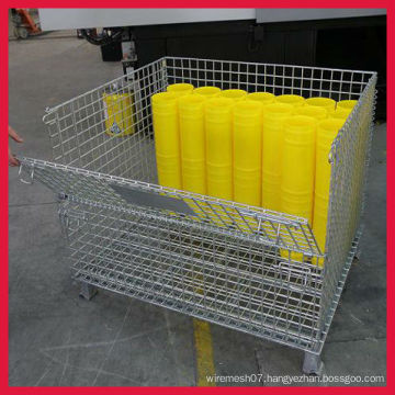 800*600*640mm galvanized metal pallet cages